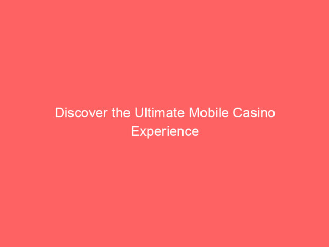 Discover the Ultimate Mobile Casino Experience with PocketWin UK