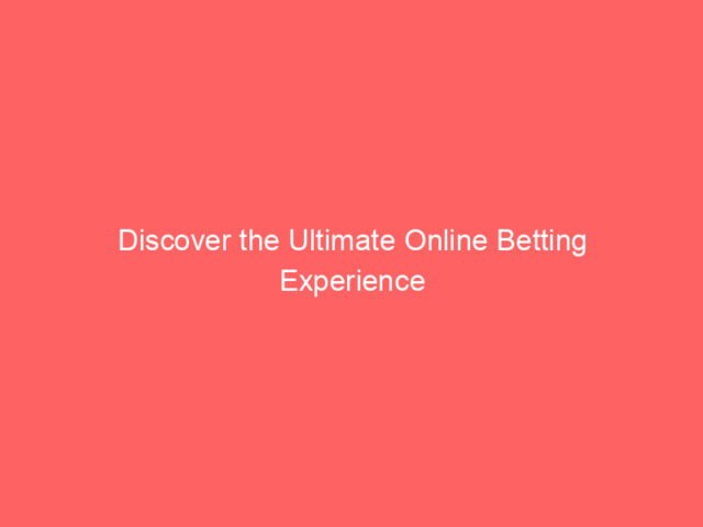 Discover the Ultimate Online Betting Experience with Betzino UK
