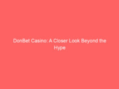 DonBet Casino: A Closer Look Beyond the Hype