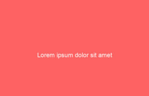 Lorem ipsum dolor sit amet