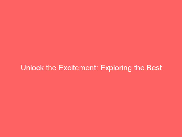 Unlock the Excitement: Exploring the Best Features of RollXO Casino
